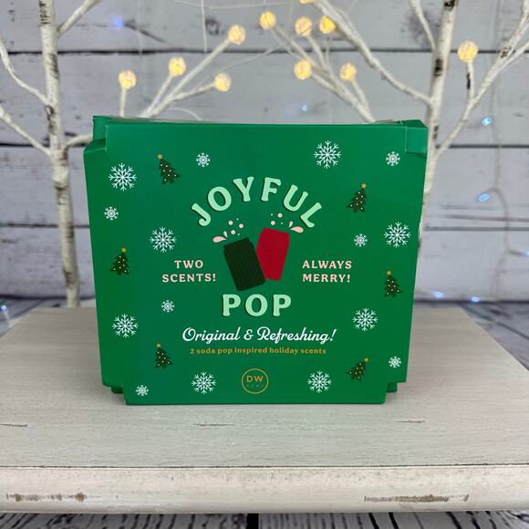 🎄 DW Home Joyful Pop Holiday Candle Set – Cherry Cola & Jingle Juice - Picture 1 of 4